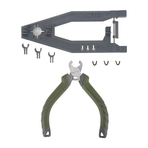 Allen Company K’Netix™ Lumen Bow Tuning Kit, Compatible with Compound, Recurve & Longbows, Gray