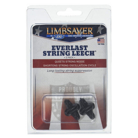 LimbSaver unisex adult 2-Pack String Silencers, Black, 0 US